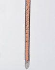 American Darling Hand tooled Hatband Genuine American Leather Western Adjustable Unisex