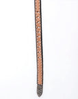 American Darling Hand tooled Hatband Genuine American Leather Western Adjustable Unisex