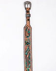 American Darling Hand tooled Hatband Genuine American Leather Western Adjustable Unisex