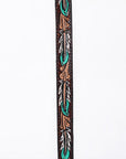 American Darling Hand tooled Hatband Genuine American Leather Western Adjustable Unisex