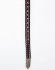American Darling Hand tooled Hatband Genuine American Leather Western Adjustable Unisex