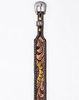 American Darling Hand tooled Hatband Genuine American Leather Western Adjustable Unisex
