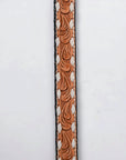 American Darling Hand tooled Hatband Genuine American Leather Western Adjustable Unisex