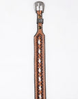 American Darling Hand tooled Hatband Genuine American Leather Western Adjustable Unisex