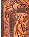 Slim Minimalist Money Clip Wallet With Integrated Cash Clip