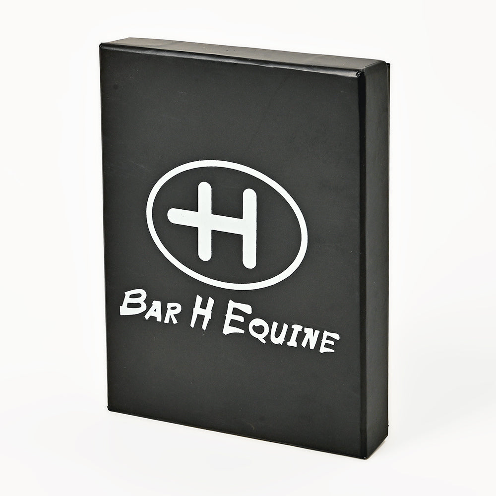 BAR H EQUINE Hand-Tooled Genuine Leather Money Clip Wallet Floral Carved | Western Style Card &amp; Cash Holder