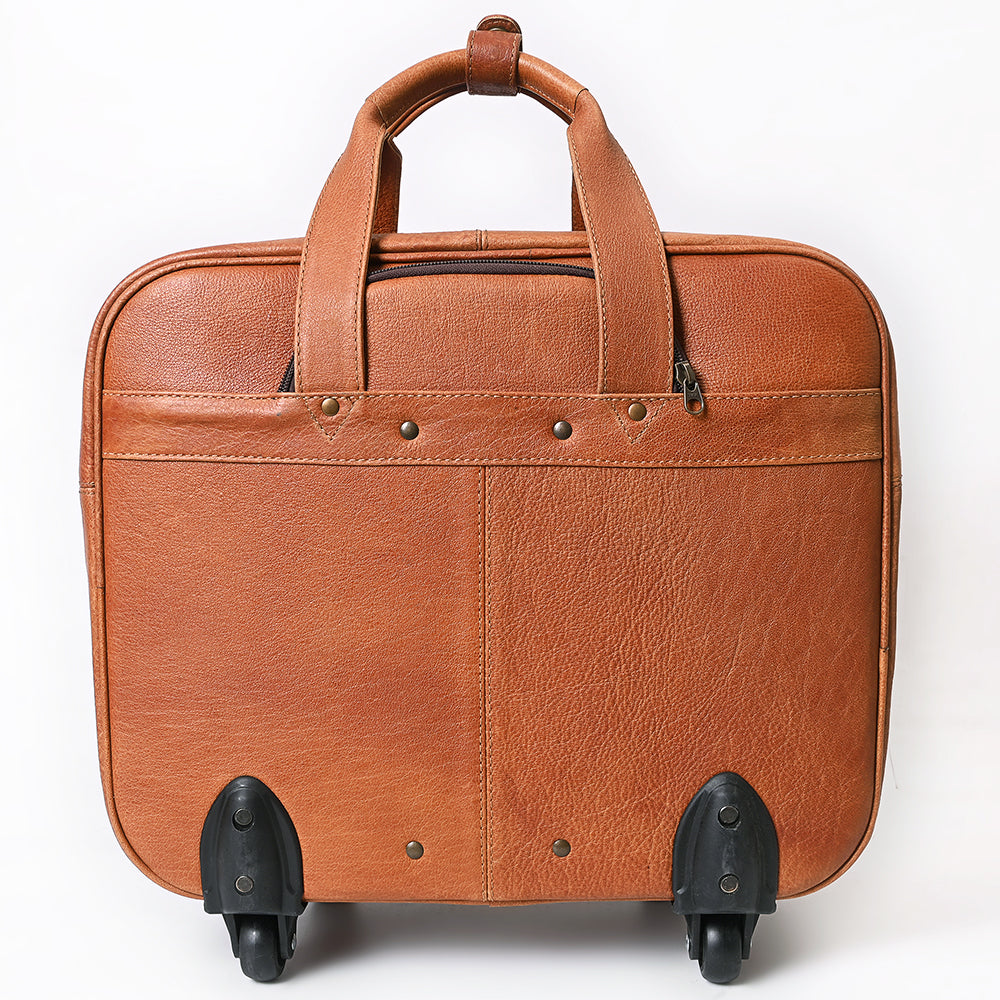 American Darling Travel Case Beautifully Hand Tooled Genuine Leather women bag western handbag purse
