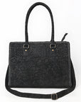 American Darling Western Leather Tote Bag – Premium Handcrafted Genuine Damascus Leather, Spacious & Durable Everyday Carry