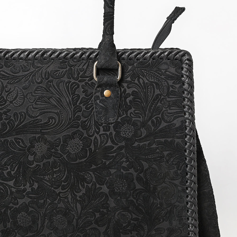 American Darling Western Leather Tote Bag – Premium Handcrafted Genuine Damascus Leather, Spacious &amp; Durable Everyday Carry