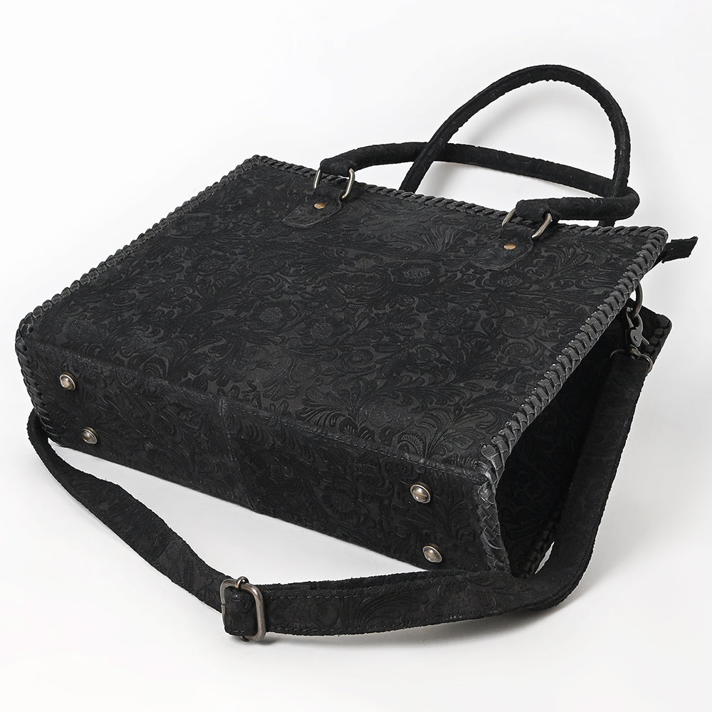 American Darling Western Leather Tote Bag – Premium Handcrafted Genuine Damascus Leather, Spacious &amp; Durable Everyday Carry