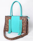 American Darling Tote Beautifully Hand Tooled Genuine Leather Women Bag Western Handbag Purse