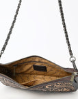 American Darling Small Crossbody Beautifully Hand Tooled Genuine Leather women bag western handbag purse