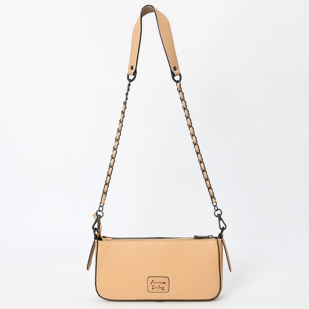 American Darling Small Crossbody Beautifully Hand Tooled Genuine Leather women bag western handbag purse