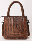 ADBG1608 Tote Hand Tooled Genuine Western Leather Women Bag