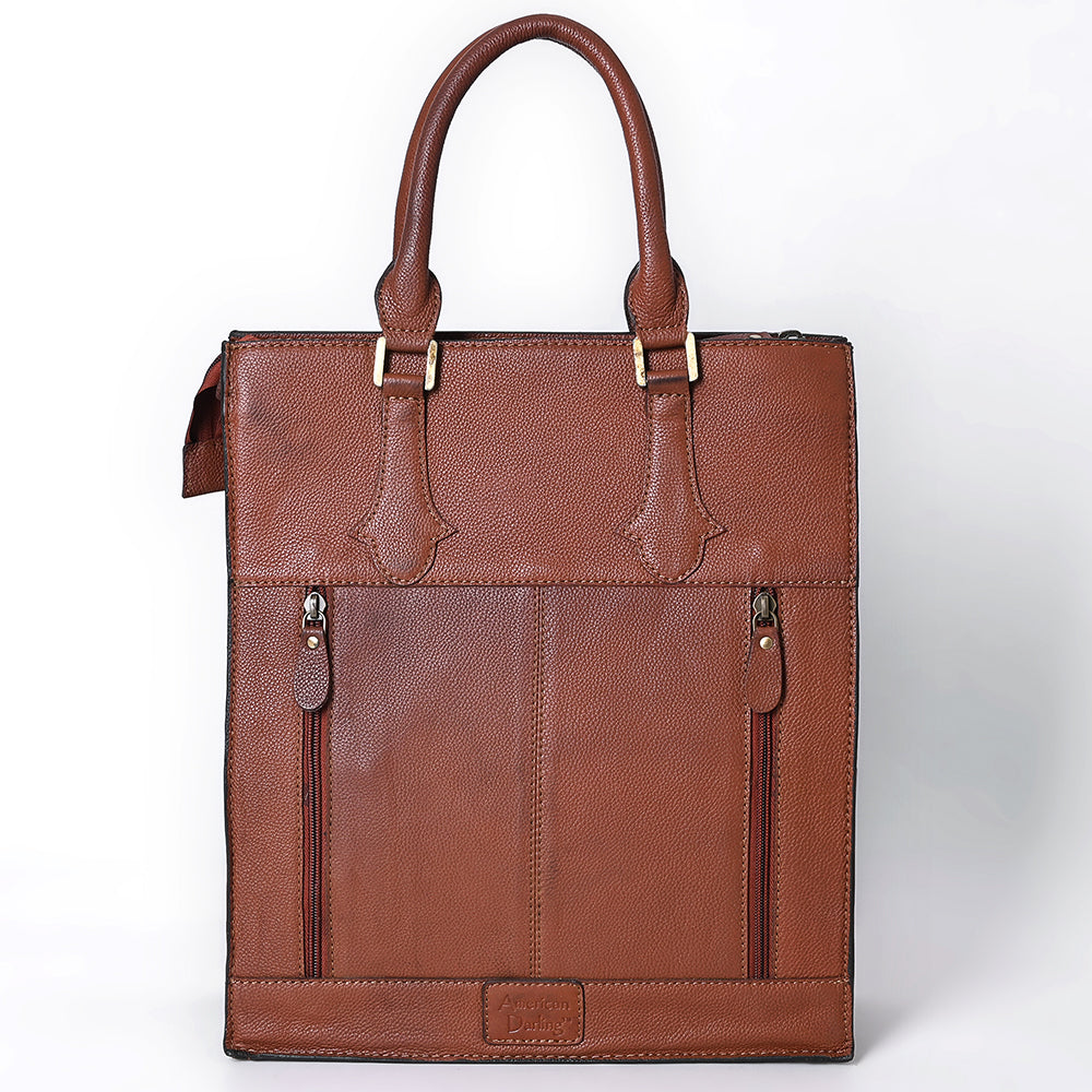 American Darling Hand Tooled Genuine Leather Tote Bag | Western Travel Bags College