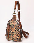 American Darling Hand Curved & Hair On Genuine Leather Sling Bag