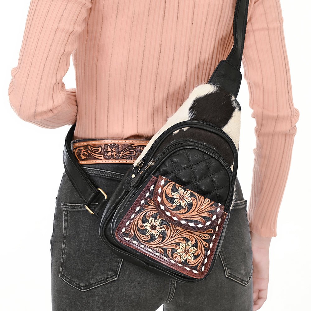 ADBGA657 Sling Genuine Western Leather Women Bag