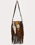 American Darling Crossbody Hair On Genuine Leather Women Bag Western Handbag Purse | for Cute