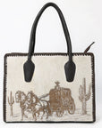 ADBGM512 Tote Hair On Genuine Western Leather Women Bag