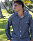 Embroidered Ohia Snap Shirt