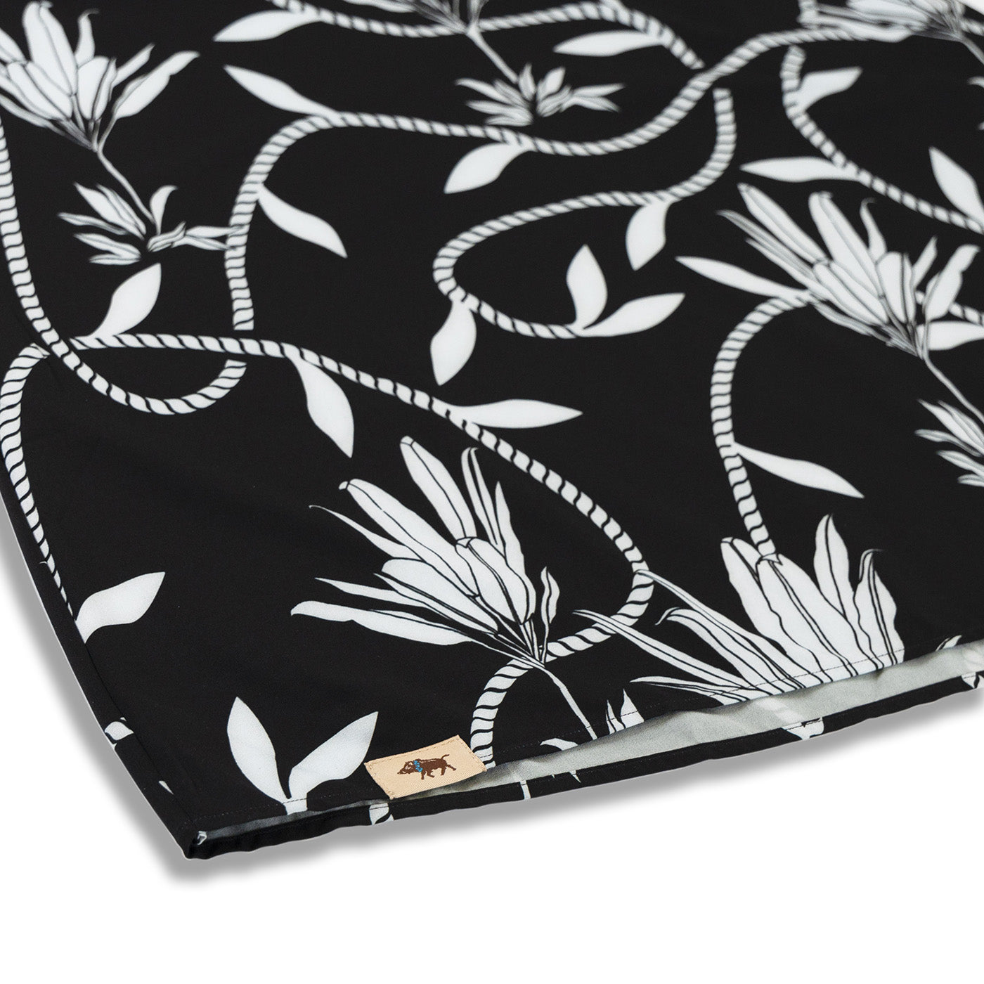 Floral Ti Leaf Pareu Dresses In Sustainable Polyester Elastane Blend For Comfort
