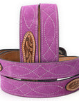 American Darling Beautifully Hand Tooled Genuine American Suede Leather Belt Men and Women