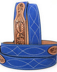 American Darling Beautifully Hand Tooled Genuine American Suede Leather Belt Men and Women