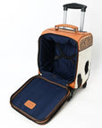American Darling Travel Case Beautifully Hand Tooled  Hair-On Genuine Leather women bag western handbag purse