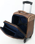 American Darling Travel Case Beautifully Hand Tooled  Saddle Blanket Genuine Leather women bag western handbag purse