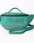 American Darling Fanny Pack  Genuine Western Suede Leather Women Bag