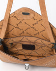 American Darling ADBG1623 Cross Body Hand Tooled Suede Genuine Western Leather Women Bag Western Handbag Purse