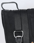 Hilason Horsemanship Leather Bareback Western Treeless Saddle Pad Black
