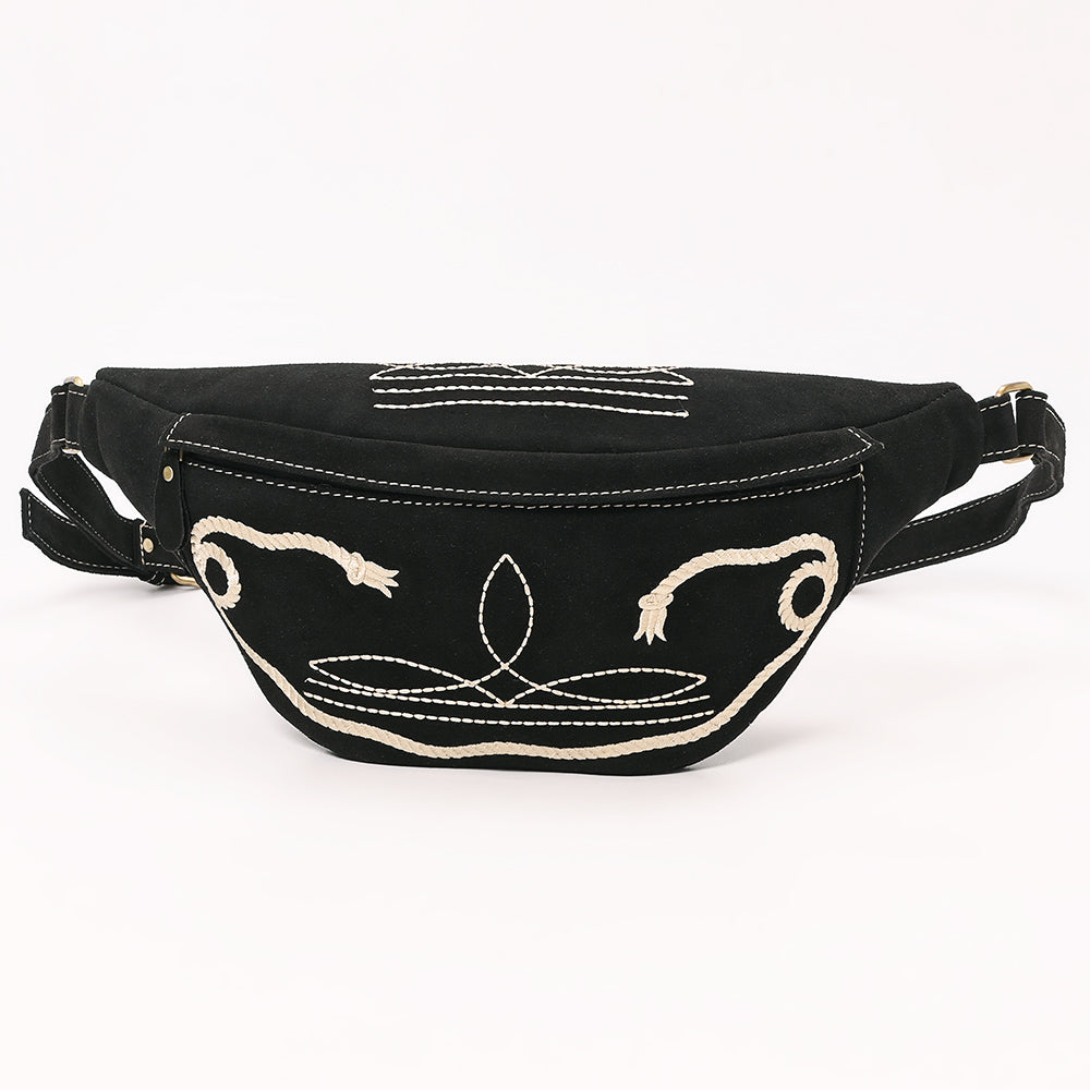 American Darling Suede Bag Genuine Leather Fanny Pack Bag