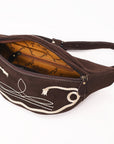 American Darling Suede Bag Genuine Leather Fanny Pack Bag