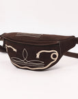 American Darling Suede Bag Genuine Leather Fanny Pack Bag