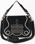 ADBGA670A Crossbody Genuine Western Suede Leather women bag