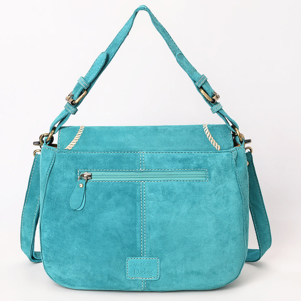 ADBGA670D Crossbody Genuine Western Suede Leather women bag
