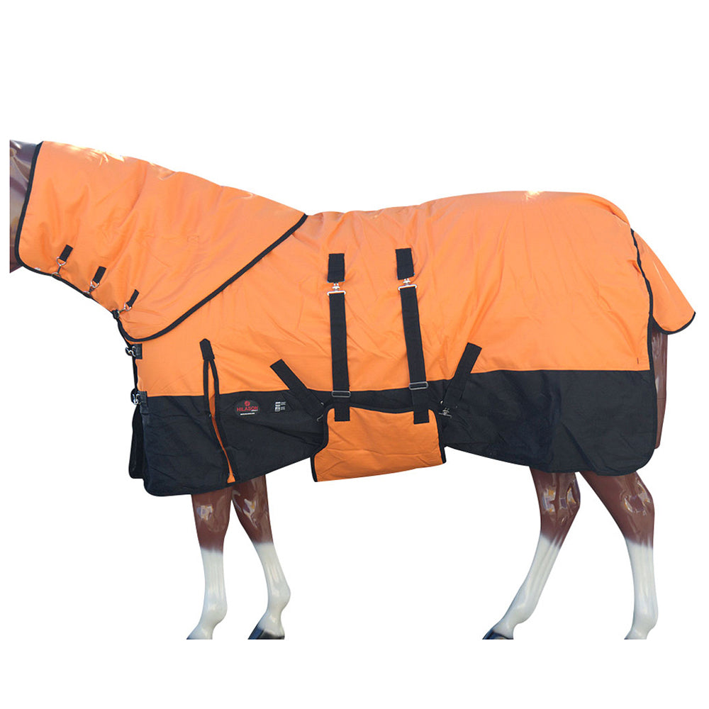 HILASON 1200D Waterproof Winter Horse Blanket Neck Cover Belly Wrap | Turnout Blankets for Horses