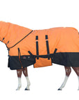 HILASON 1200D Waterproof Winter Horse Blanket Neck Cover Belly Wrap | Turnout Blankets for Horses
