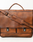 OHLAY Briefcase Genuine Leather women bag western Bag OHM118B