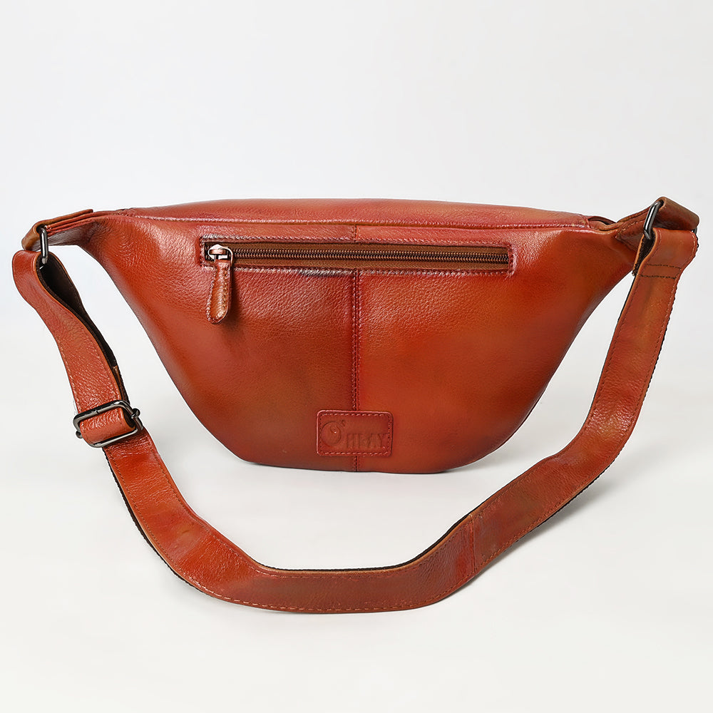 Ohlay Bags OHM121 Fanny Pack Genuine Western Leather Women Bag