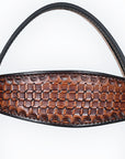 COMFYTACK Western Horse Headstall Breast Collar Set American Leather Tan