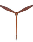 COMFYTACK Western Horse Headstall Breast Collar Set American Leather Tan