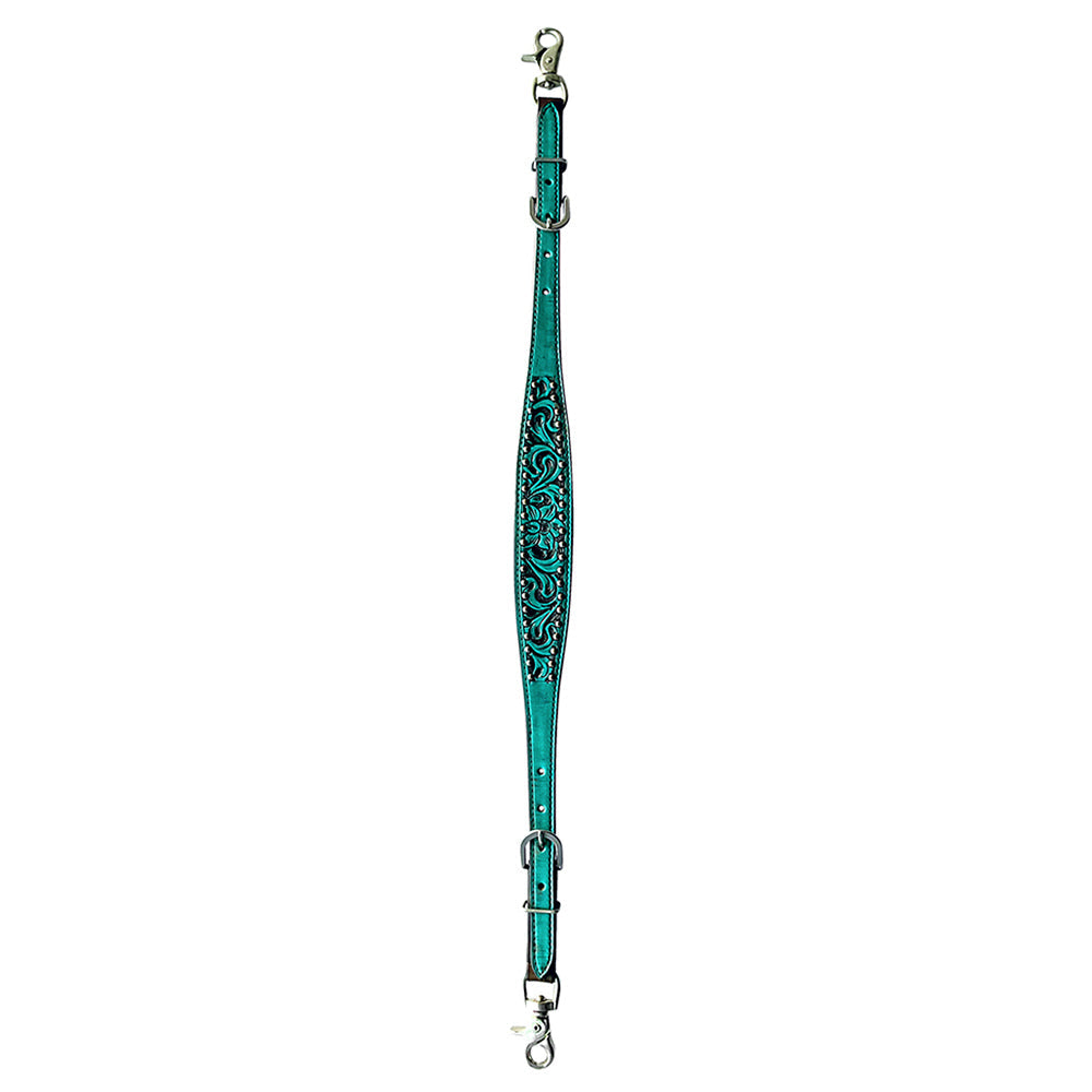 Bar H Equine American Leather Horse Saddle Tack One Ear Headstall | Breast Collar | Browband Headstall | Wither Strap | Tack Set for Horses Spotted Pinwheel Collection
