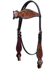 Bar H Equine American Leather Horse Saddle Tack Breast Collar Brown