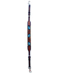 Bar H Equine American Leather Horse Saddle Tack One Ear Headstall | Breast Collar | Browband Headstall | Wither Strap | Tack Set for Horses Turquoise Bloom BER111