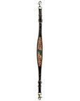 Bar H Equine American Leather Horse Saddle Tack One Ear Headstall | Breast Collar | Browband Headstall | Wither Strap | Tack Set for Horses BER114
