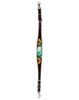 Bar H Equine American Leather Horse Saddle Tack One Ear Headstall | Breast Collar | Browband Headstall | Wither Strap | Tack Set for Horses BER118