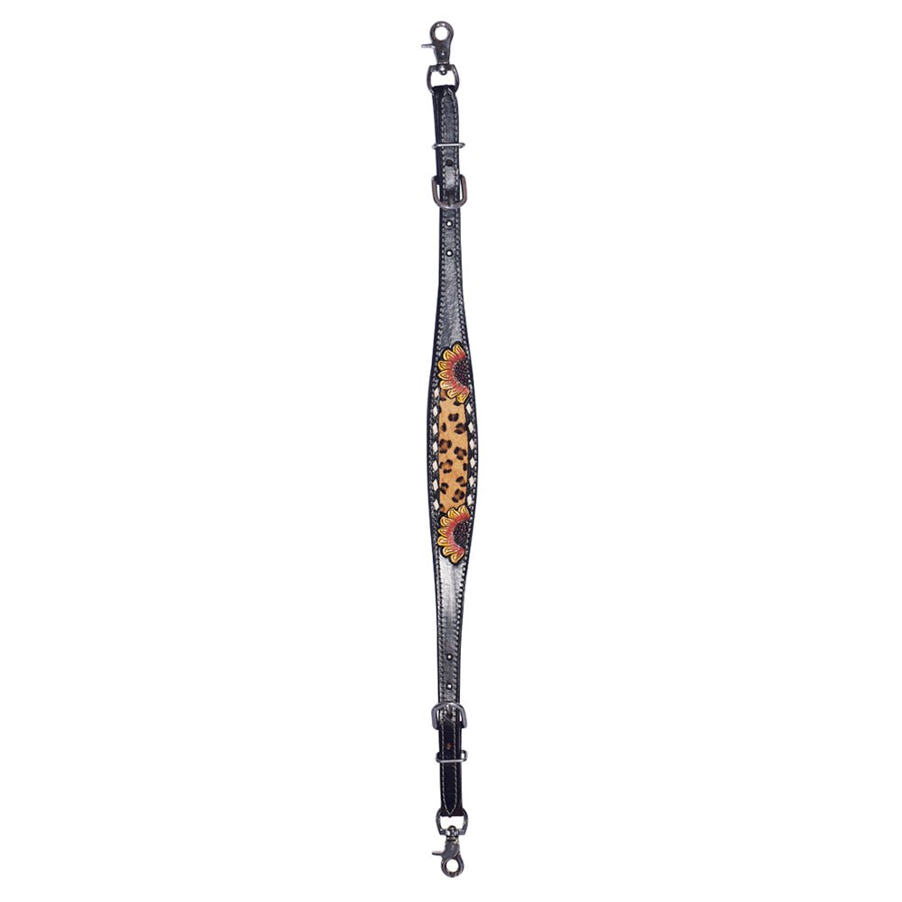 Bar H Equine Genuine Western American Leather Horse Premium Headstall &amp; Breast Collar Set