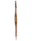 BAR H EQUINE Western Leather Horse Headstall & Breast Collar & Wither Strap